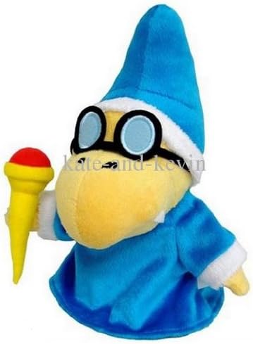 Super Mario Brother World Plush Magikoopa Kamek Stuffed Animal Toy 11"