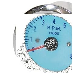 DREHZAHLMESSER ZUSATZ INSTRUMENT 52mm PLASMA BLAU