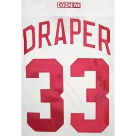 Buy Kris Draper Autographed Replica CCM Red Wings Jersey