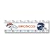 Denver Broncos NFL Self Stick Wall Border