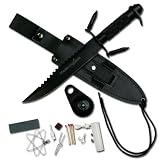 Survivor 14-Inch Overall Survival Black Knife