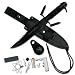 Master Cutlery 14-Inch Overall Survival Black Knife