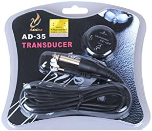 Adeline AD-35 Transducer Classical Wood Guitar Ukulele Violin Viola Cello Banjo Contact Pickup / Volume Control