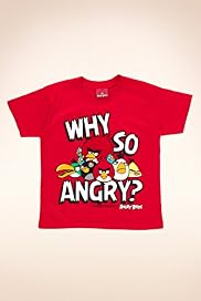 Pure Cotton Angry Birds Jersey T-Shirt