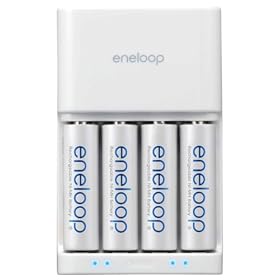 Sanyo eneloop MQR06-E-4-3UTG - Battery charger 4xAA/AAA - included batteries: 4 x AA NiMH