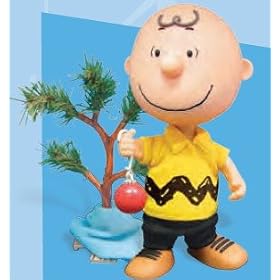 Peanuts Charlie Brown Christmas Charlie Brown Deluxe Action Figure with Pathetic Tree 2008