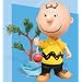 Peanuts Charlie Brown Christmas Charlie Brown Deluxe Action Figure with Pathetic Tree 2008