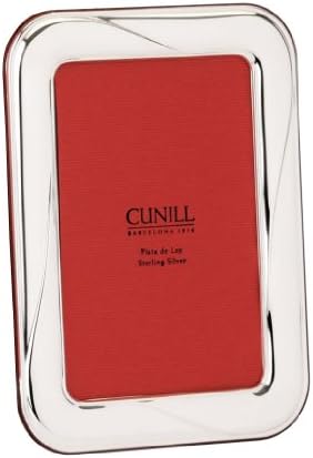 Cunill Silver Waves Frame for 4 by 6-Inch Photograph, Sterling Silver