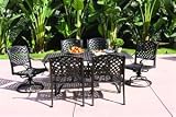 Best Buy darlee outdoor furniture-Darlee Nassau SevenPiece Rectangular Table Series Table Outdoor