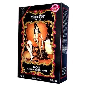 Black Henne Colour Natural Henna Hair Colouring Dye Powder 100g x 3 (Triple Pack)