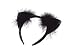 NEW BLACK VINYL CAT EARS SEXY HALLOWEEN FANCY DRESS