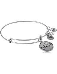 Alex and Ani "NFL" Buffalo Bills Logo Expandable Wire Bangle Bracelet, 7.5"