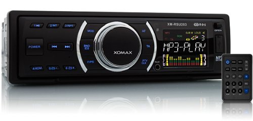 XOMAX XM-RSU203 FlashXO RDS Autoradio MP3 USB SD AUX-IN OHNE CD-Laufwerk 4x60W MOSFET inkl. Fernbedienung