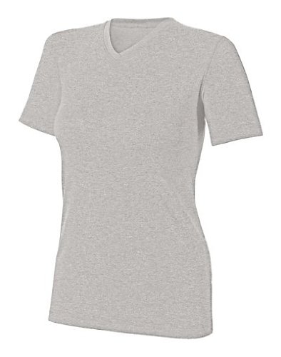 Duofold Womens WomenS Silkweight Dri-Release Short Sleeve Tee,Grey,Large