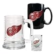Detroit Red Wings 15oz Tankard, 15oz Ceramic Mug & 2oz Shot Glass Set - Primary Logo NHL Hockey