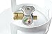 Flame King YSN230 Steel Propane Cylinder with Overflow Protection Device Valve and Built-in Gauge, 20-Pound