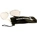 UB Gold Frame & Mirrored Lens Aviator with Drawstring Sunglass Pouch