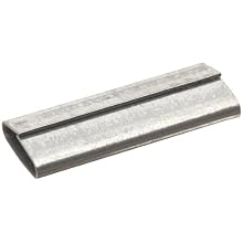 Strapbinder ST816 High Tensile Pusher Double Knot Seal, 2-1/4" Length, 3/4" Width (Pack of 700)
