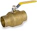 Smith-Cooper International 01728156TL 4" Full Port Valve, 400# WOG, 150# WSP C x C, Sweat Female Connector, Lead-Free Brass
