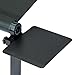 SOJITEK Black Mousepad Attachable to Folding Laptop Notebook Tray Book Stand - Does NOT Include Laptop Stand