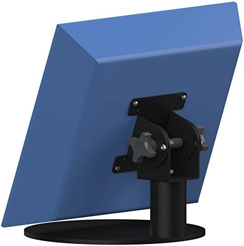 Countertop Movable Pedestal Mount with a 3" Riser, and a 75/100mm VESA Pan and Tilt Head