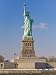 Tourists at the Statue of Liberty National Monument Photographic Poster Print by Mike Theiss , 18x24