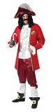 Disney Adult Captain Hook Fancy Dress Costume Mens Size Small/Medium