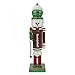 Northlight Decorative Brown Red and White Tootsie Roll Wooden Christmas Nutcracker Figure, 14