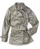 Epic Threads Girls Metallic Trench
