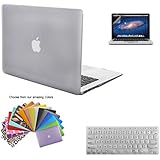 MacBook Air 13" Case TECOOL&reg; 3 in 1 Ultra Slim Multi Colors Plastic Hard Case Cover, Silicone Keyboard Cover and Screen Protection for MacBook Air 13" with TECOOL&reg; Logo Mouse Pad (MacBook Air 13" Model: A1466 and A1369, Clear)