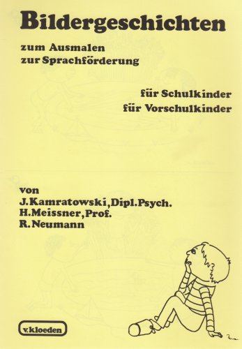 Kloeden Bildergeschichten zum Ausmalen, zur Sprachf&ouml;rderung