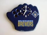MILWAUKEE BREWERS GLOVE WALL CLOCK