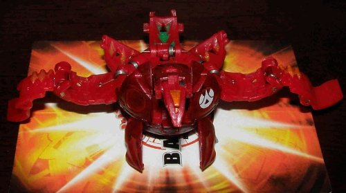 BAKUGAN SEASON 2 VESTROIA NEW LOOSE NOVA 12 PYRUS RED BATTLE DAMAGED ATMOS 650G