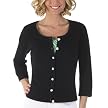 Merona&reg; Collection 3/4 Sleeve Cardigan - Ebony