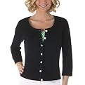 Merona&reg; Collection 3/4 Sleeve Cardigan - Ebony