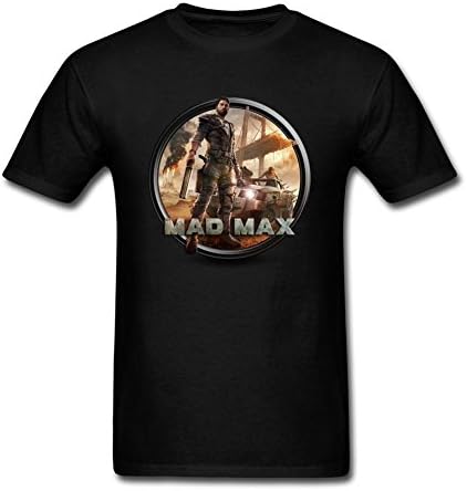 Xiaochen Men's Mad Max Short Sleeve T-shirts S Black