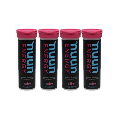 Nuun Energy - 4 Tubes (40 Tablets) - Wild Berry