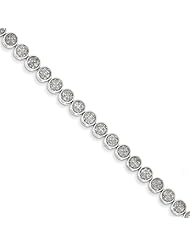 Sterling Silver Diamond Tennis Bracelet