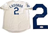 Tom LaSorda Autographed Los Angeles Dodgers Jersey