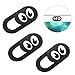 Eye Webcam Cover Slider 0.7Mm Thin - Web Camera Cover Fits Laptop, Desktop, Pc, Macboook Pro, iMac, Mac Mini, Computer, Smartphone, Protect Your Privacy Security, Strong Adhensive 3 Pack (3 Pack)