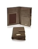 Gianfranco Ferre Bucaneve - Bronze Metallic Leather ID Wallet