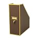 Cargo Atheneum Magazine File Box, Brown, 11 by 10 by 4-Inch