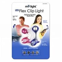 My Light LED Flex Clip Book Light 2PK