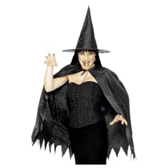 Women's Halloween Long Black Wig