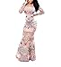 Sexy Womens Vintage Long Sleeve Bodycon Evening Gown Mermaid Maxi Dress