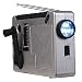 Battery Free AM / FM / Weather Band Emergency Hand Crank Radio Flashlight Radio (SILVER)