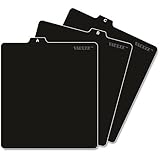 Vaultz A to Z CD and DVD Storage File Guides, 26 Guides per Box, Black (VZ01176)