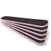 Profi Nagelfeile Schwarz 80/80 Rosa Kern - 5er Pack
