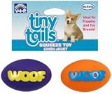 VOTOY VINYL TINY TAILS SQUEAK WOOF FOOTBALL