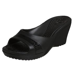 crocs Women's Sassari Peep Toe Wedge
